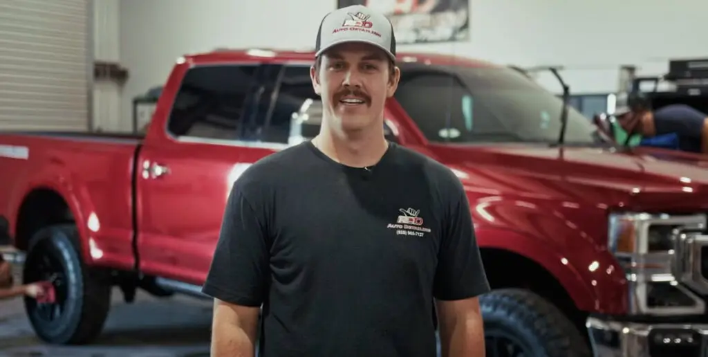 Connor Russell owner of RAD Auto Detailing